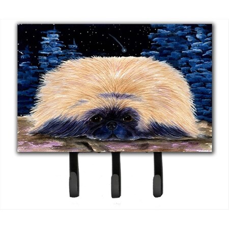 Carolines Treasures Starry Night Pekingese Leash Holder or Key Hook SS8439TH68